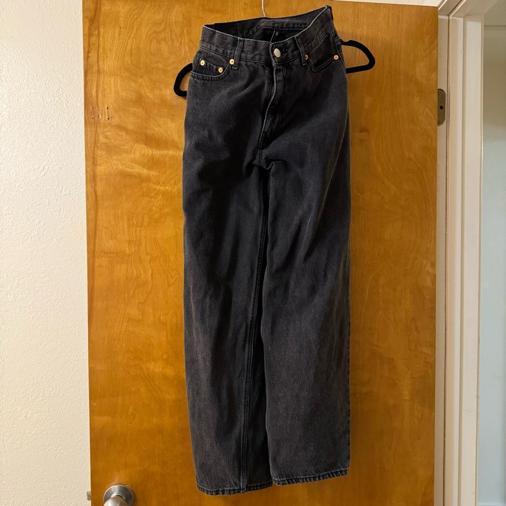 Weekday Rail Jeans in black